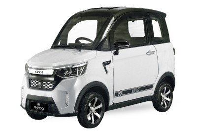 Elektroauto 45 km/h GECO Buena 2 V2  - 2 Sitzer mit Glashubdach & Komfort, E-Auto, Seniorenauto 45km/h