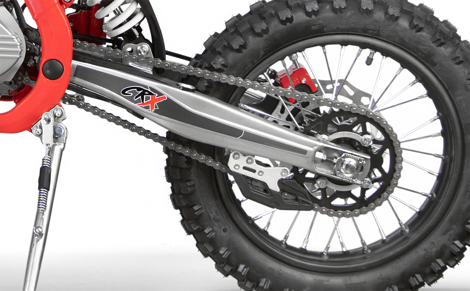 NITRO MOTORS 125cc midi Kinder Dirtbike CRX Bro 17/14 Zoll, Kinder Motorcross Bike