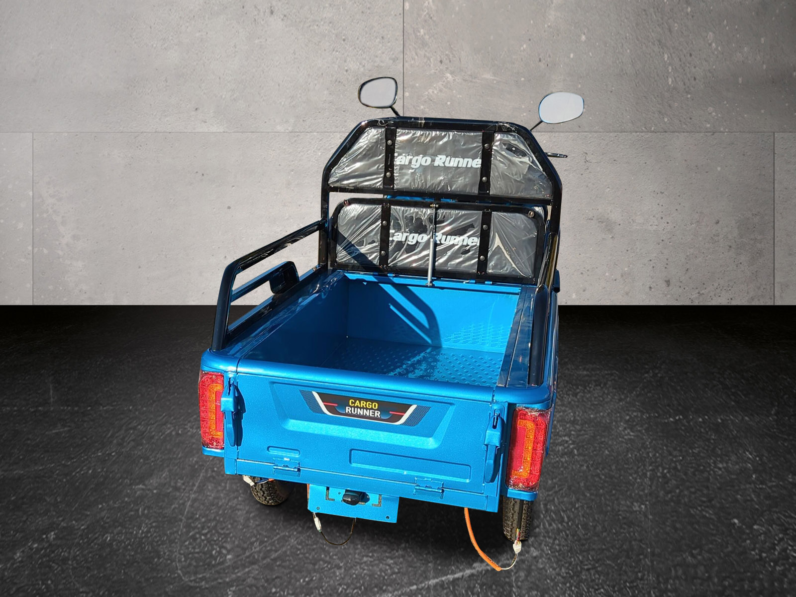 Elektro-Pritsche Cargo Runner Compakt 25 km/h - Elektrischer Kipper - Transportfahrzeug, Lastenfahrzeug, Elektro Pritschenwagen
