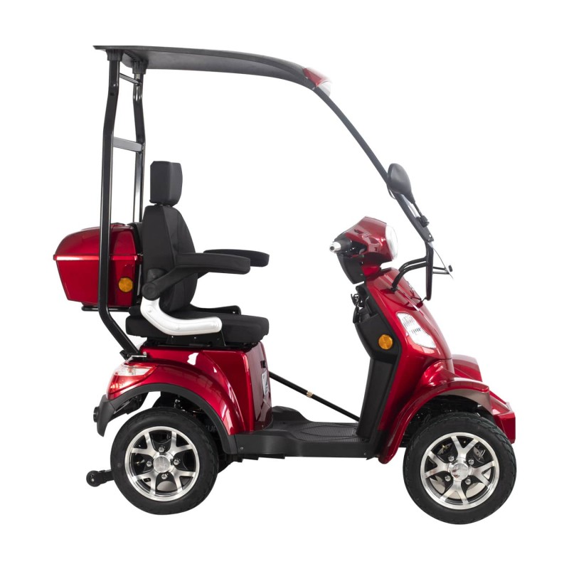 4-Rad Senioren-Roller mit Dach VITA CARE 4000, Seniorenmobil BleiGel / Lithium, vierrädriges Senioren-Quad bis 25 km/h