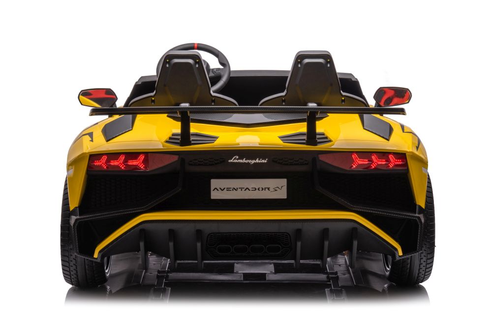 XXL Elektroauto für 2 Kinder Lamborghini A8803, 13 km/h, 200 Watt - Elektrokinderfahrzeug 2-Sitzer zum selbst Fahren