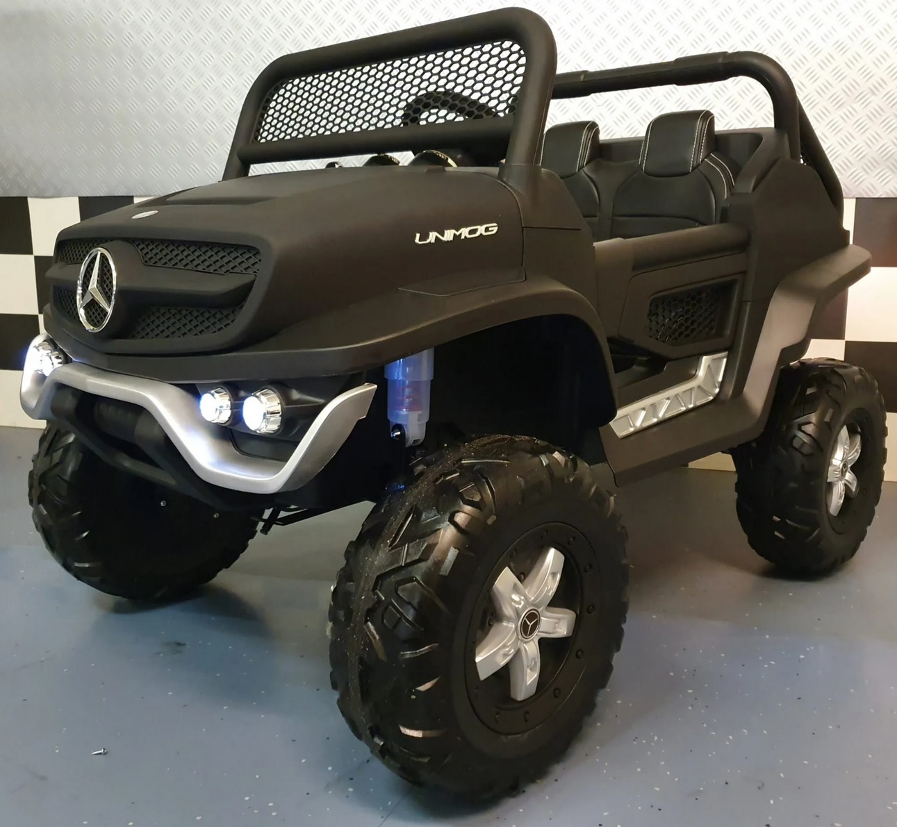 Elektro Kinderauto Mercedes Benz Unimog, Elektrofahrzeug für Kinder, Kinderfahrzeug, Electric Car