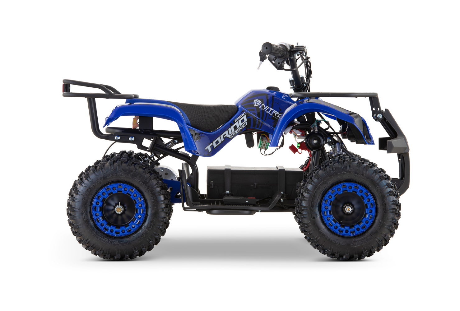 Elektro Kinderquad NITRO MOTORS 1200W Eco mini Kinder Quad Torino Sport 6 Zoll Snowy Tire L