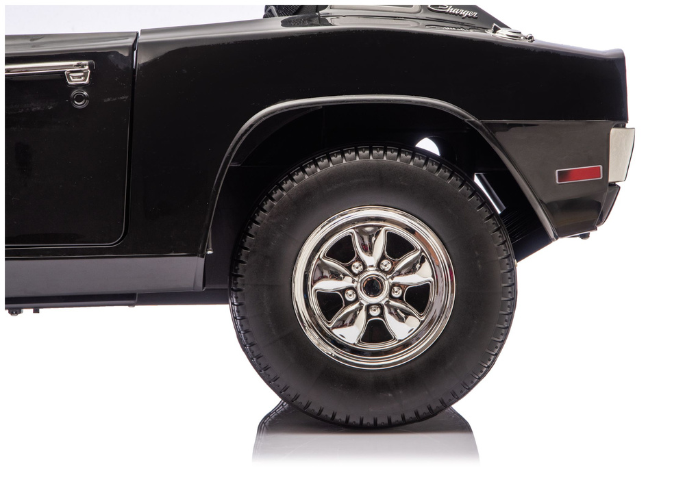 Elektro Kinderauto Dodge Charger R/T DLS-K12, Elektrofahrzeug für Kinder als 2-Sitzer 8 km/h, Kinderfahrzeug mit 2x200 Watt