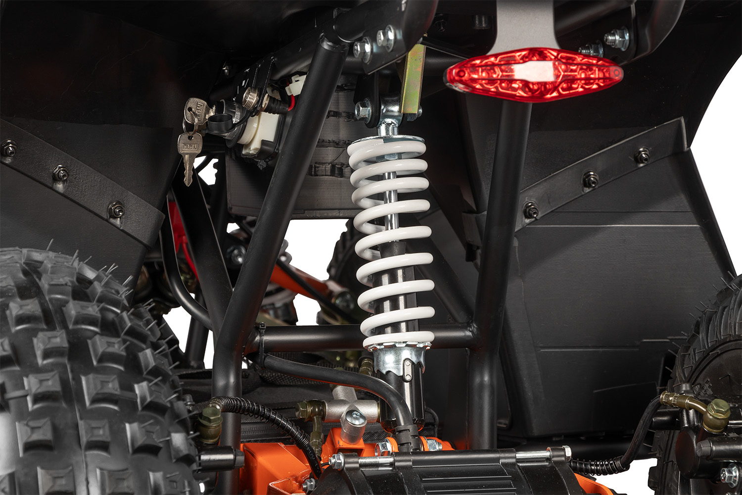 NITRO MOTORS 1200W Eco midi Kinder Quad Cooba PRM 7 Zoll,  Elektroquad für Kinder Wellenantrieb, Kinderquad bis 38 km/h