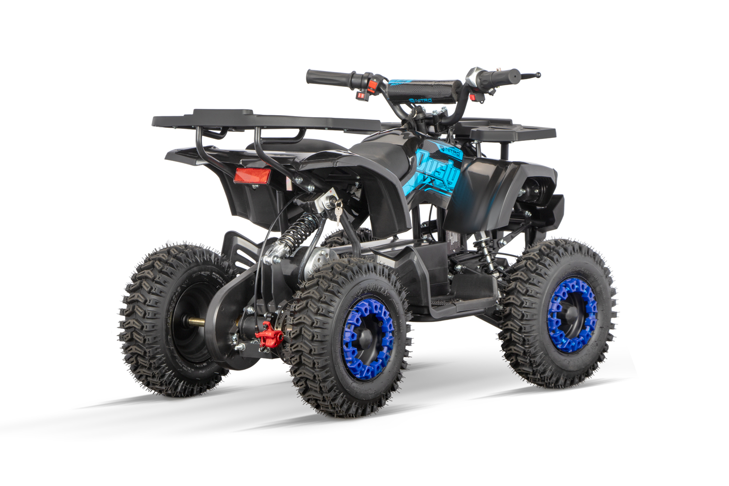 NITRO MOTORS 1000 W Eco mini Kinder Quad Dusty VX Cross 6 Zoll, Elektroquad für Kinder, Kinderquad bis 25 km/h