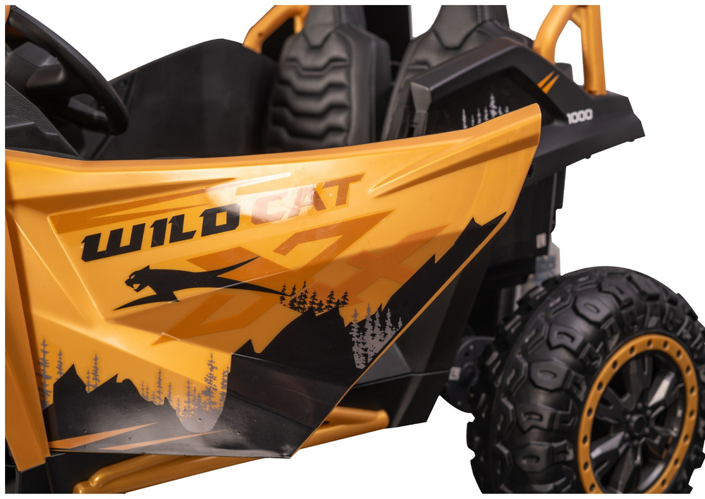 Großes Kinder Elektroauto Buggy Arctic CAT WILDCAT XX 2-Sitzer, Elektrofahrzeug mit 4x200 Watt