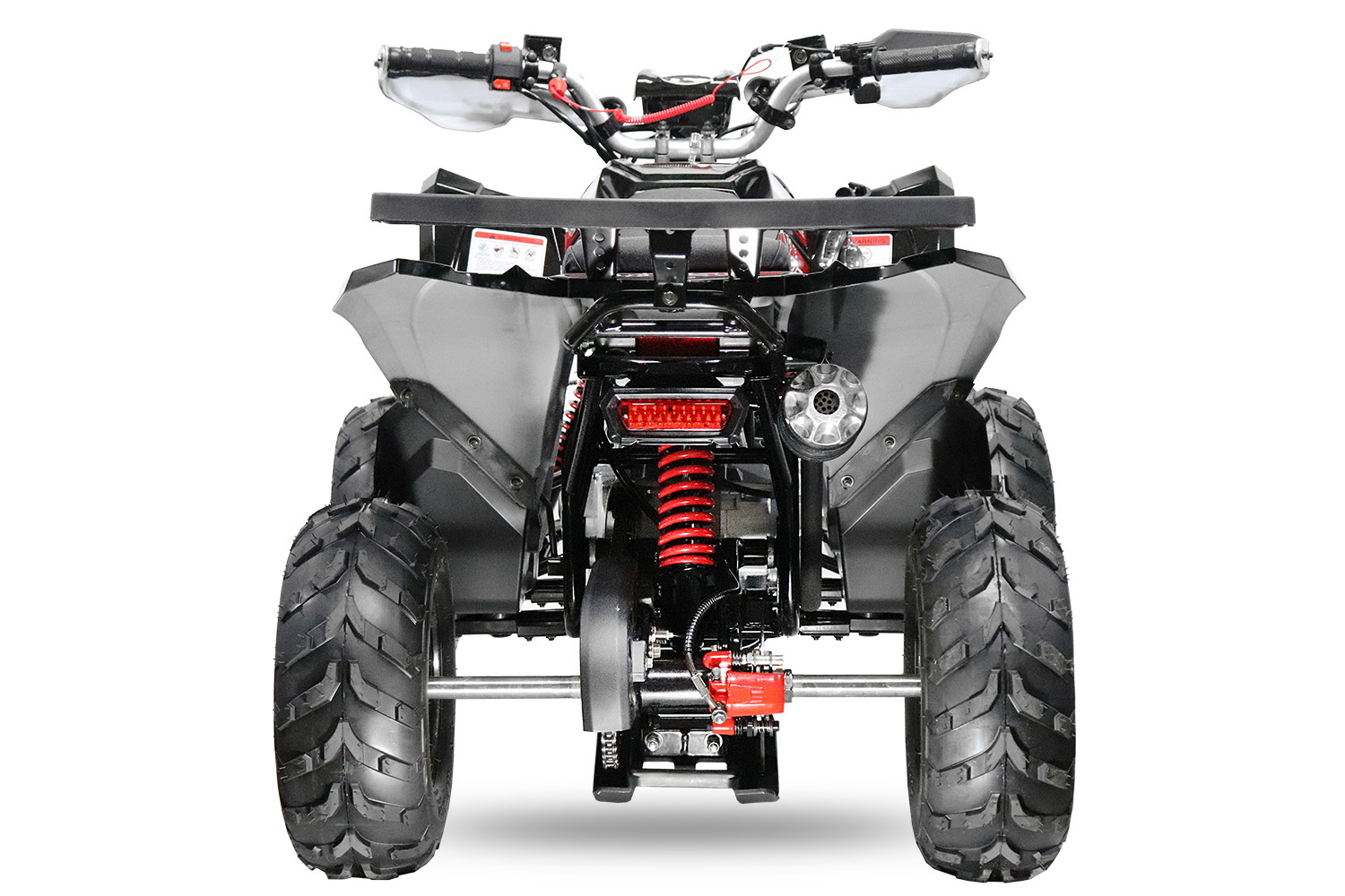 NITRO MOTORS 125cc midi Kinder Quad Rizzo RS7-3G Platin, Kinderquad Benzin 7 Zoll
