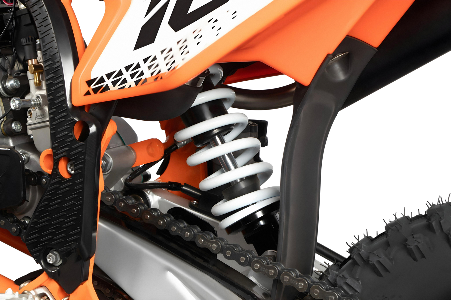 NITRO MOTORS 50cc Mini Kinder Dirtbike NRG50, Kinder Motorcross Bike, Benzinbike 80 km/h