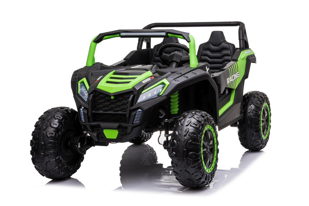 XXL Kinderfahrzeug - 15 km/h, Elektro Kinder Buggy STRONG, Elektrobuggy für 2 Kinder - 180W