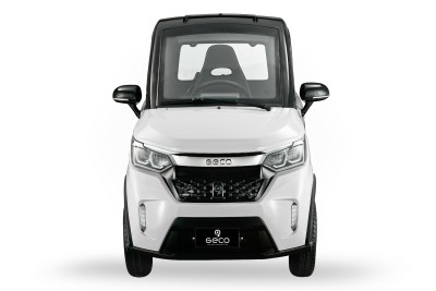 Elektroauto 45 km/h GECO Buena 2 V2  - 2 Sitzer mit Glashubdach & Komfort, E-Auto, Seniorenauto 45km/h
