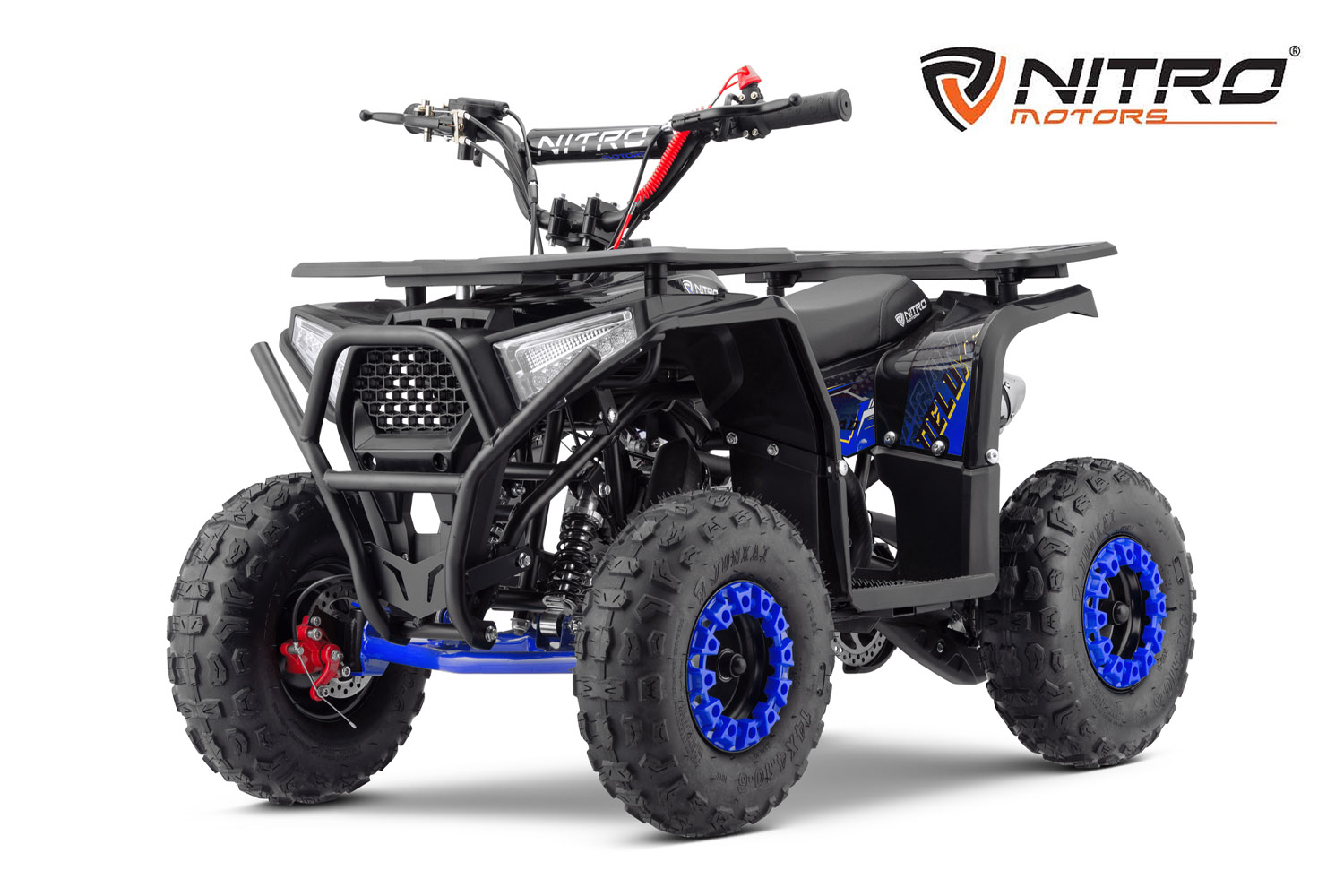 NITRO MOTORS 49cc mini Kinder Quad Acanto BTF Tire XL DLX 6 Zoll, Benzinquad, Kinderquad