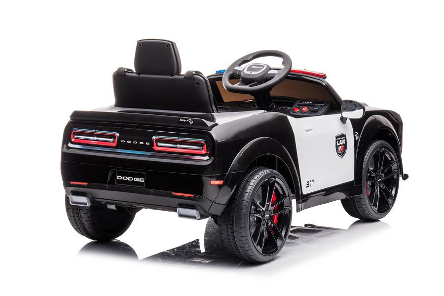 Elektro Kinderauto Polizei Dodge Challenger Polizeiauto, Elektro-Kinderfahrzeug