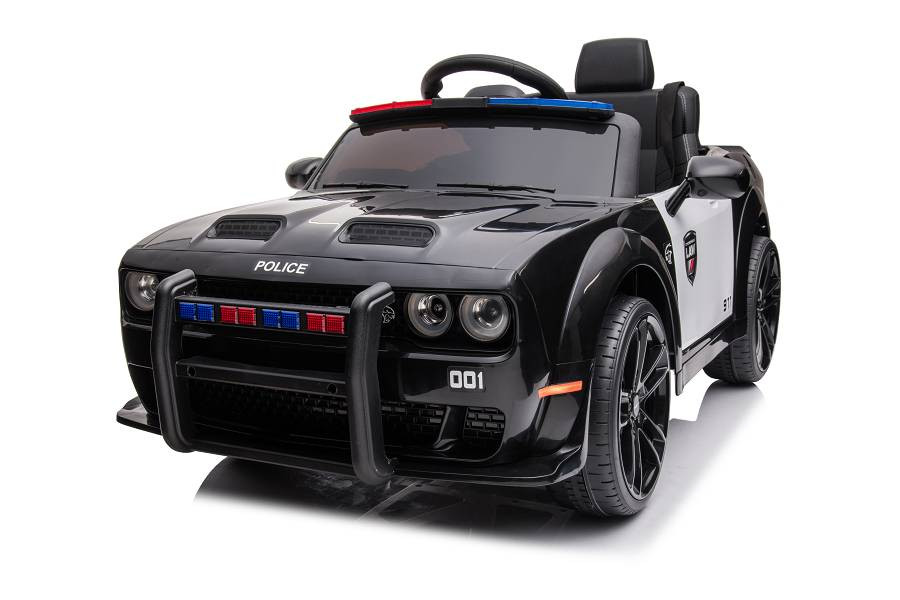Elektro Kinderauto Polizei Dodge Challenger Polizeiauto, Elektro-Kinderfahrzeug