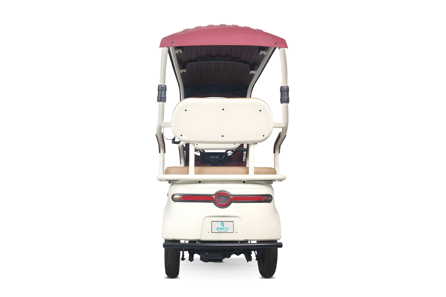 3-Rad Seniorenmobil 1800 Watt Geco AX3 RD210, Elektromobil 2-Sitzer mit Dach 25 km/h