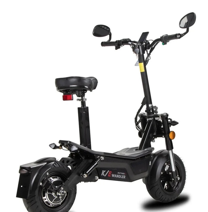 Designed in Germany! E-Scooter Wandler K/E - Elektroscooter 45 km/h, Elektroroller 1500 Watt