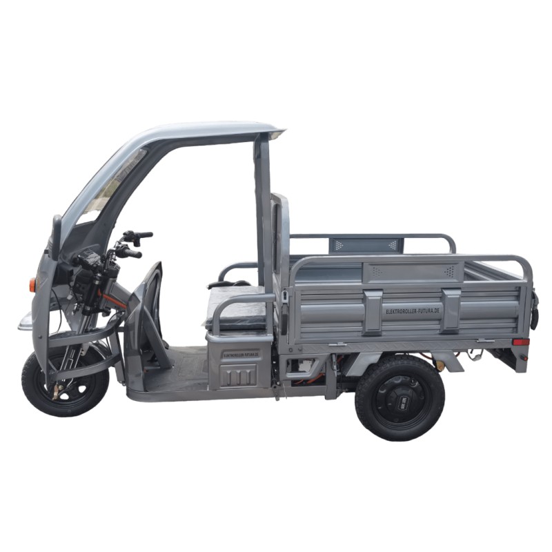 Elektro-Pritsche Cargo Cruiser 25/45 km/h, Transporttrike, Transportfahrzeug, Lastenfahrzeug, Elektro Pritschenwagen, E-Trike mit Ladefläche