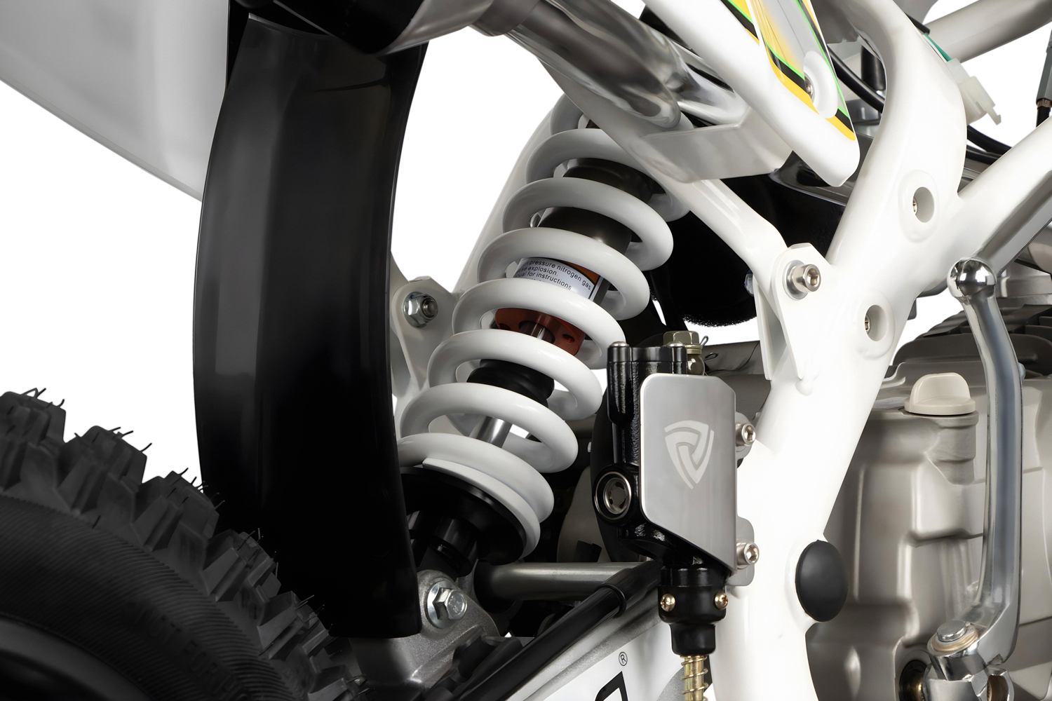 NITRO MOTORS 125cc Kinder Dirtbike Drizzel URX 17/14, Kinder Motorcross Bike, Benzinbike 70 km/h