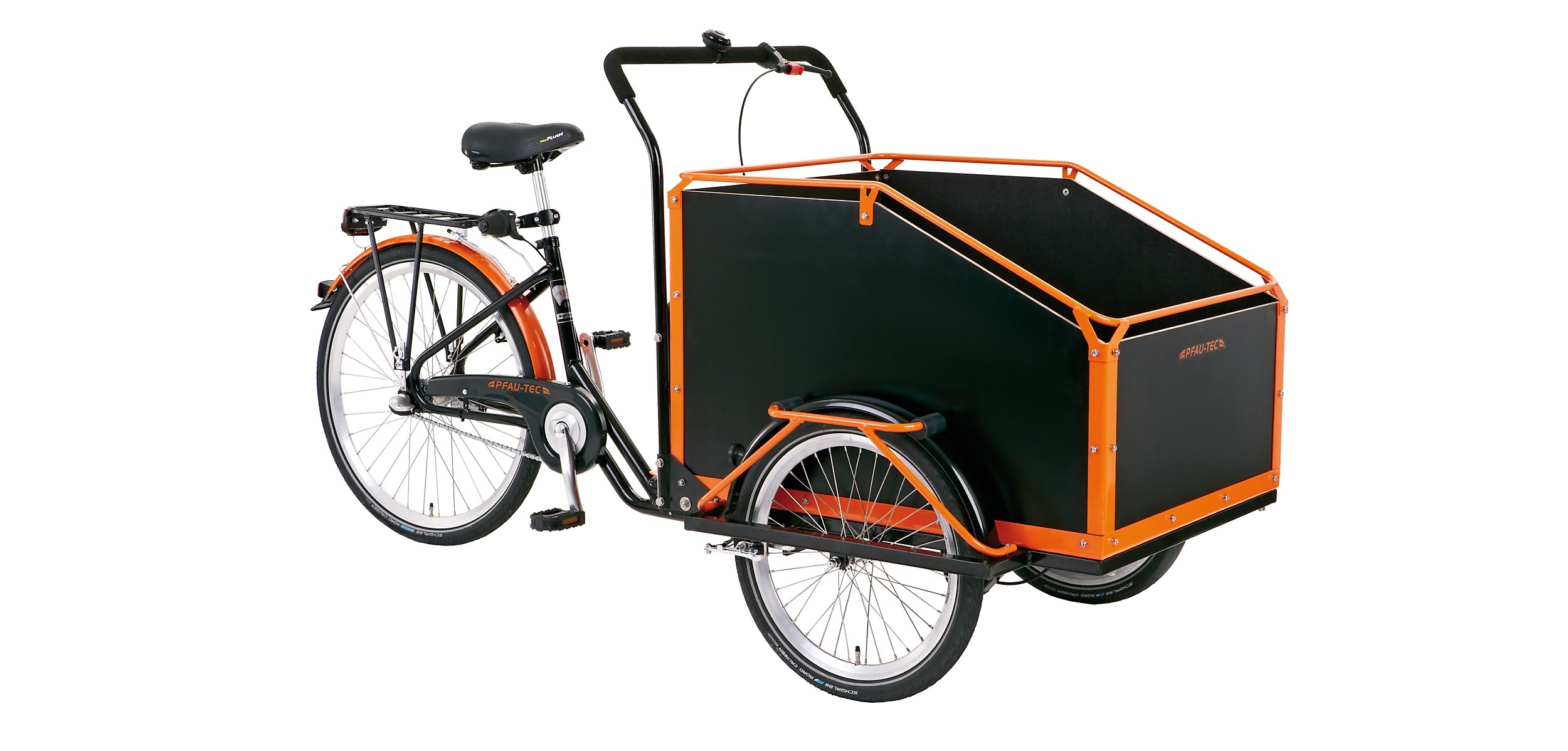 Transportfahrrad Jumbo, Lastenfahrrad von Pfau-Tec mit großer Transportkiste