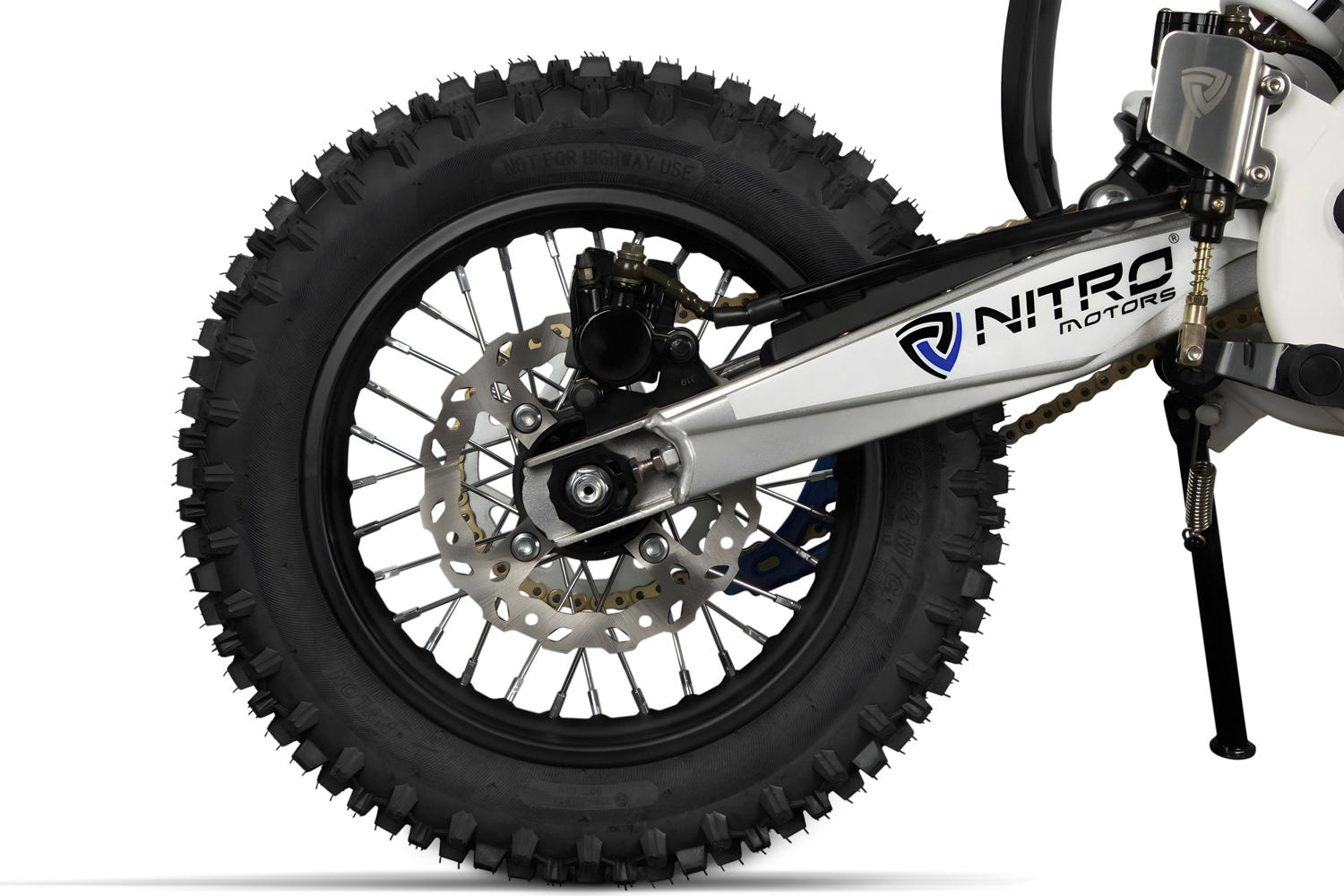 NITRO MOTORS 125cc Kinder Dirtbike Drizzel URX 14/12, Kinder Motorcross Bike, Benzinbike 70 km/h