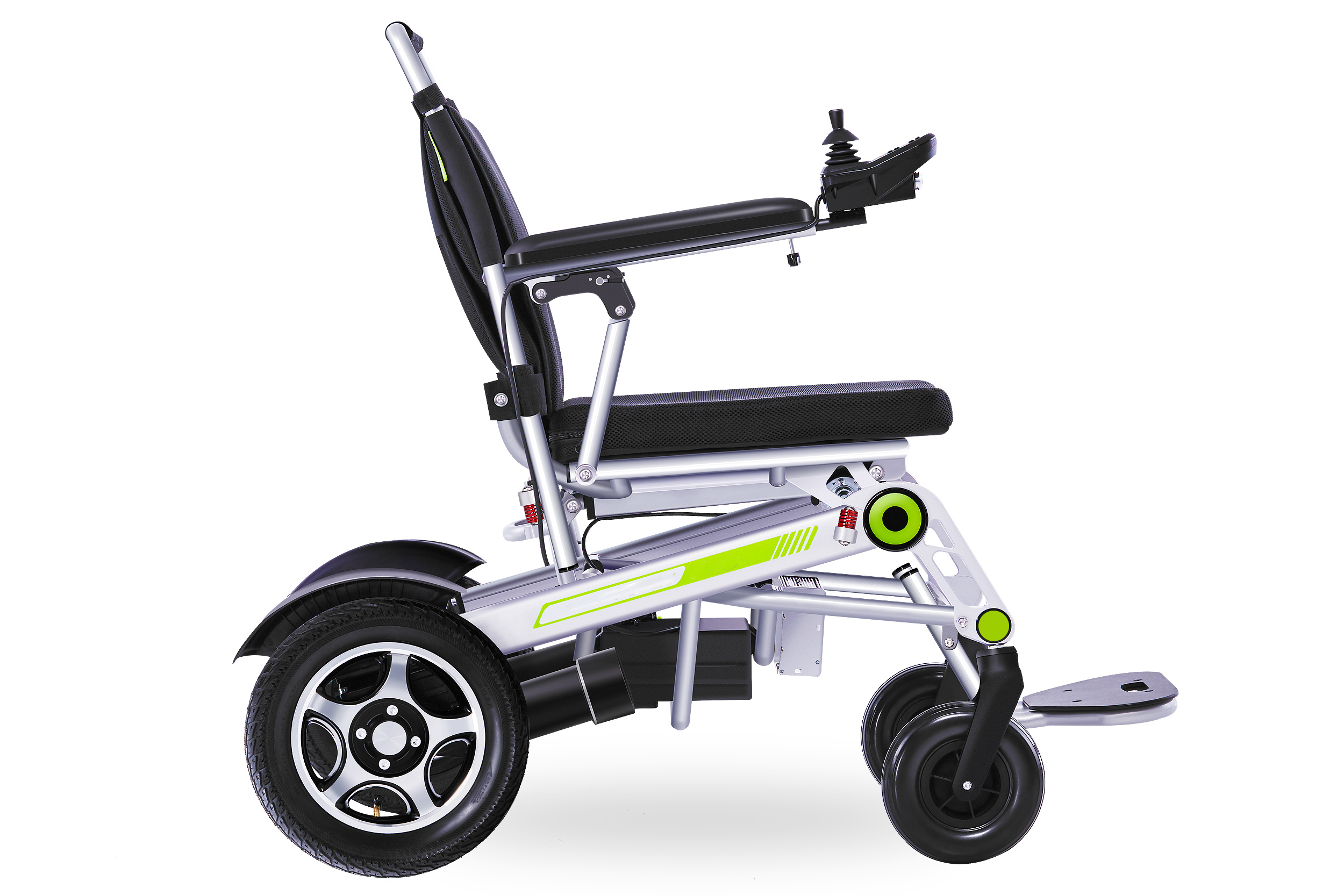 faltbarer Elektro Rollstuhl Smart Chair S10 - 2x200 W Lithium - elektrischer Rollstuhl, Traglast 130 kg, E-Rollstuhl