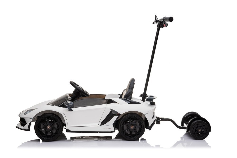 Elektro Kinderauto Lamborghini Aventador SX2018 mit Schiebestange und Stehplatz, 2x45Watt