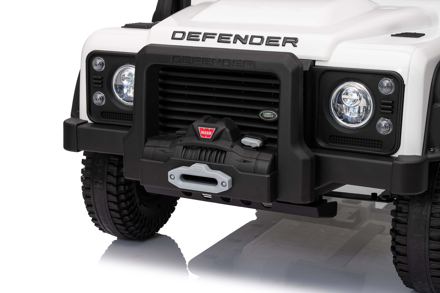 Kinderauto Land Rover Defender 110 SVX 4x4 Allrad, Jeep mit Lithumakku - 4x25 Watt, Elektroauto für Kinder