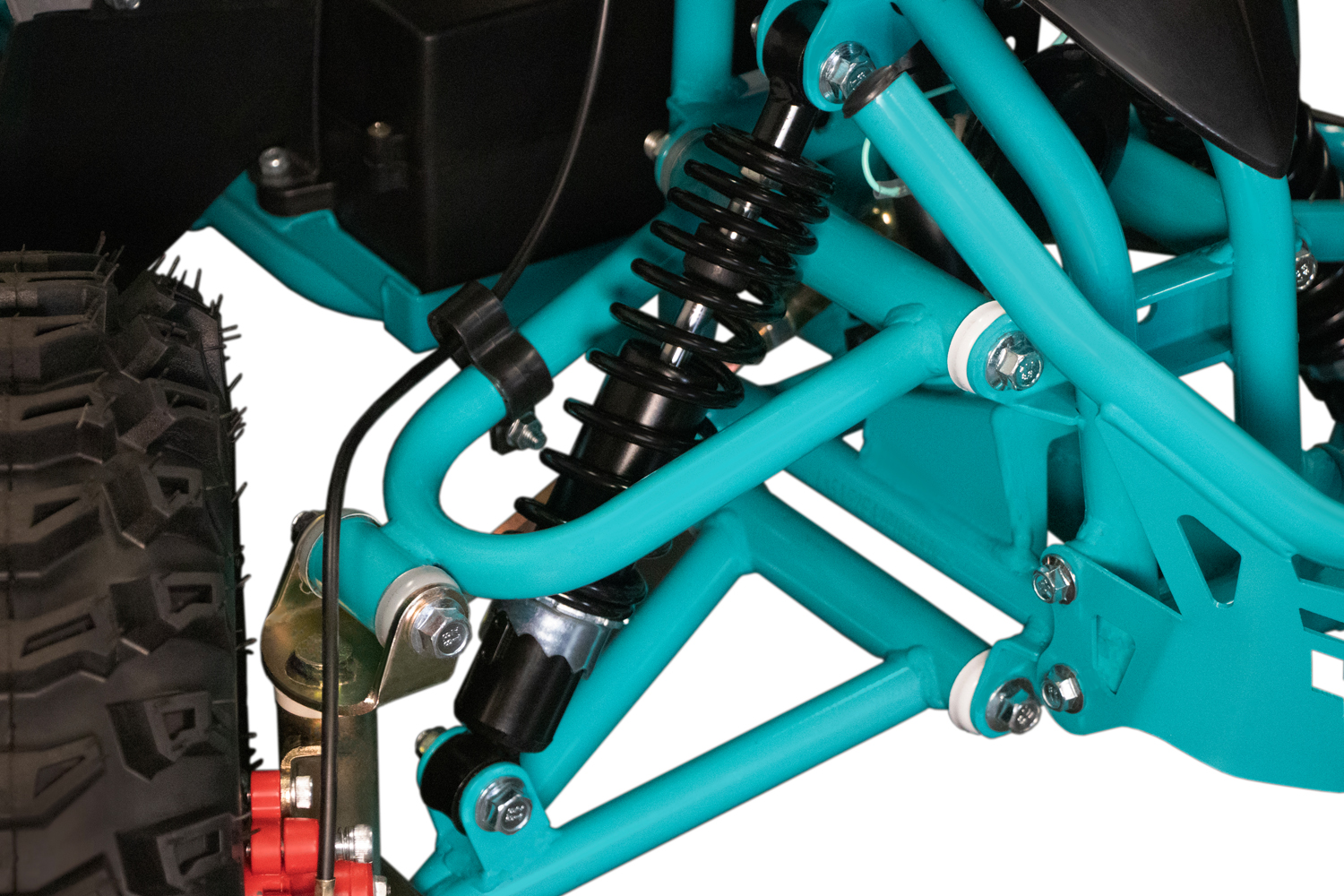 NITRO MOTORS Elektroquad Replay 1000W Eco mini Quad 6 Zoll Snowy-Profile XL Sport, Wellenantrieb, Rückenlehne