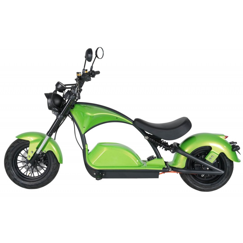Elektroroller 2-Rad Chopper Blake mit 3000 W, E-Roller bis 45 km/h und Li Samsung-Akku, E-Chopper