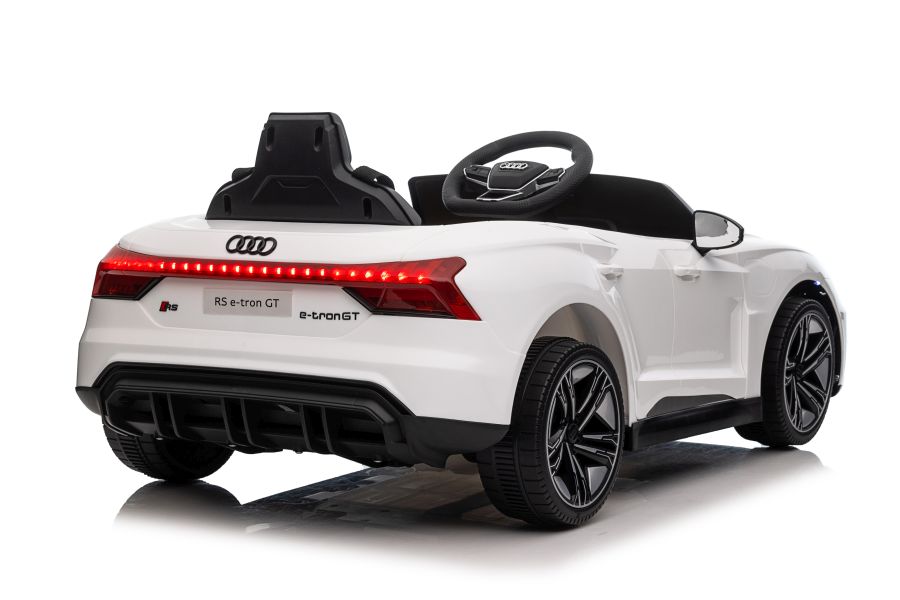 Elektro Kinderauto Audi E-Tron GT, Kinderfahrzeug mit Gaspedal zum Fahren, Elektroauto für Kinder