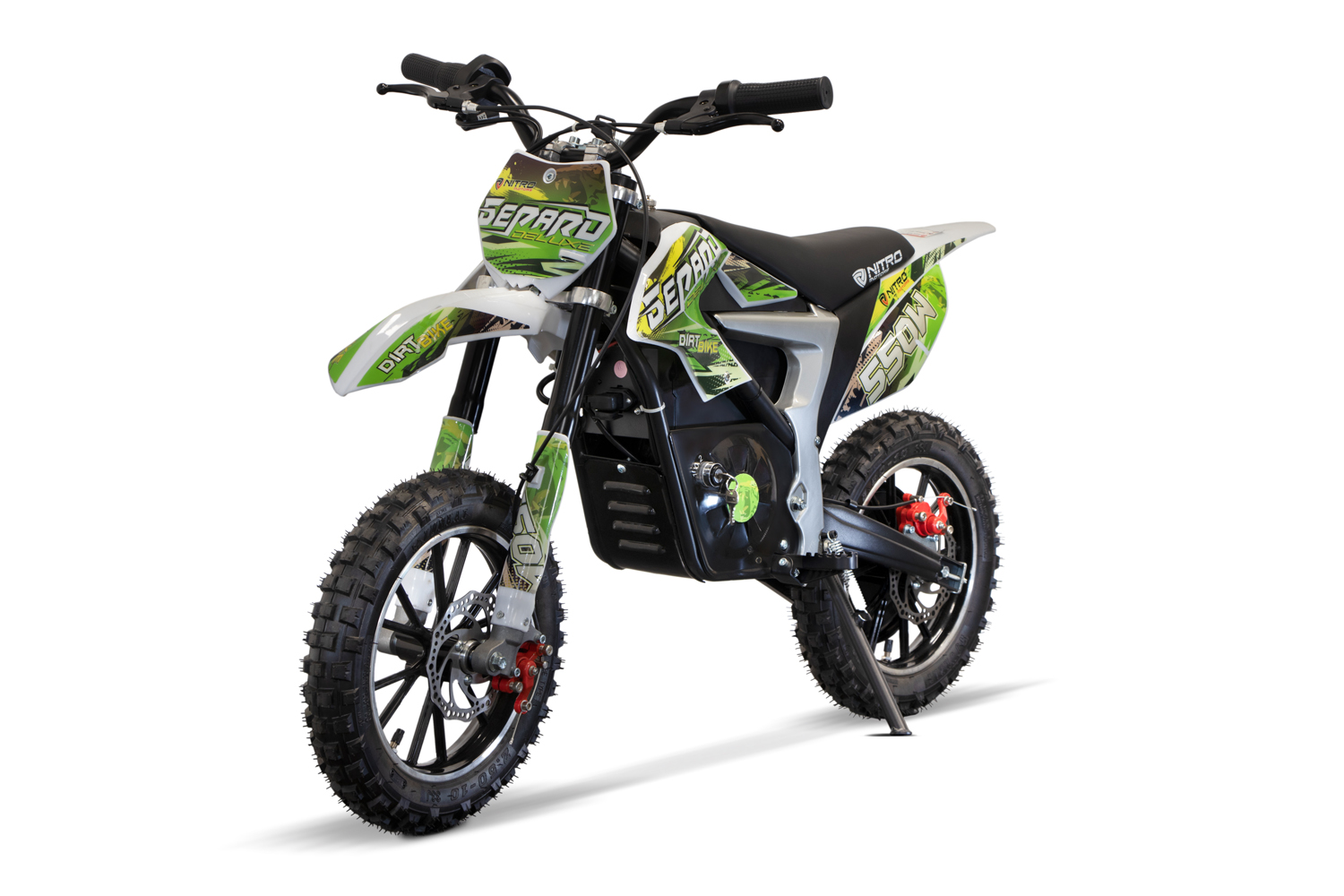 NITRO MOTORS 550W Eco mini Kinder Dirtbike Gepard DLX 10" - Crossbike - Motorcross Kids