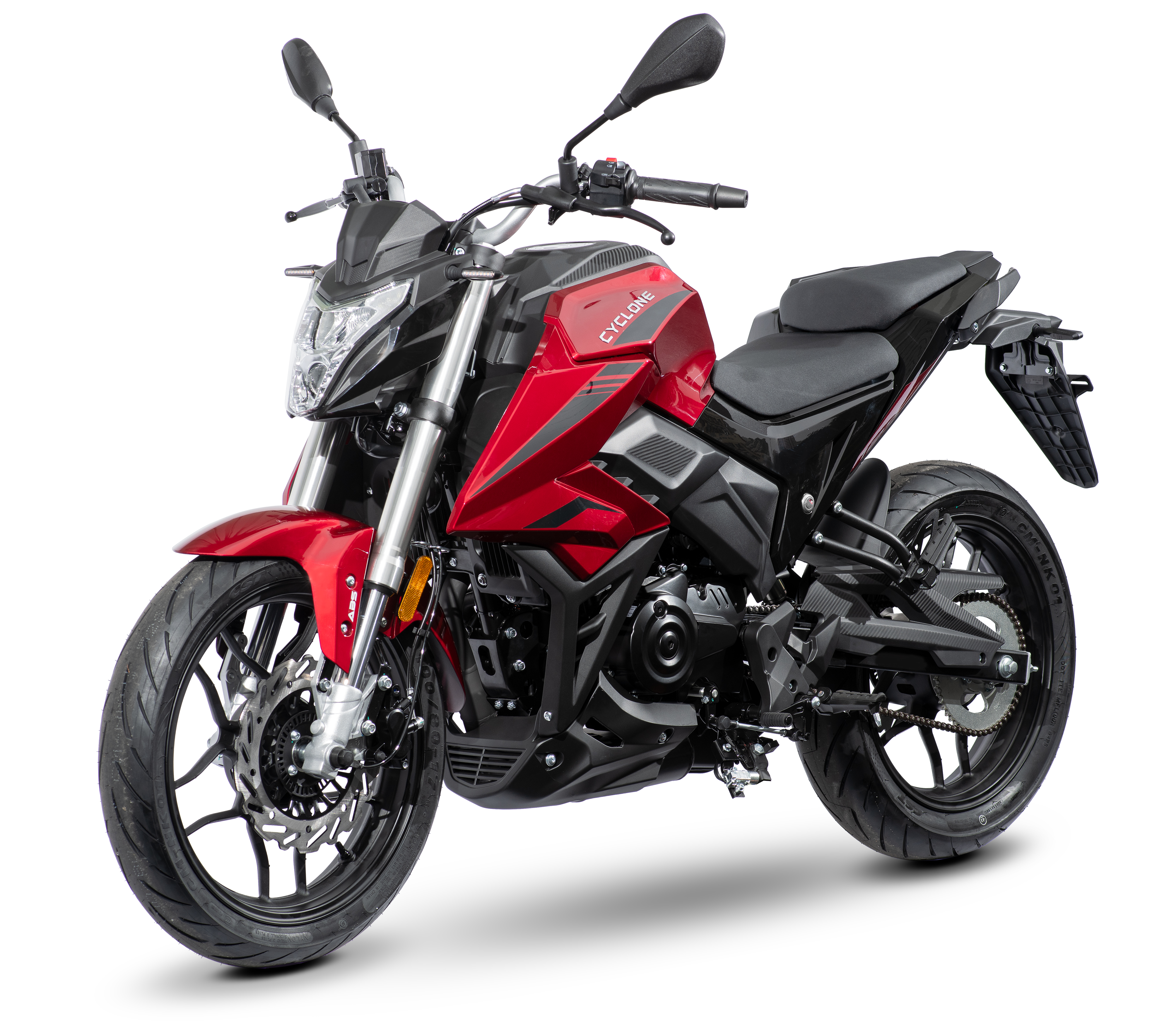 2. Wahl Cyclone Batllo5 125cc, Benzin Motorrad 95 km/h, 1 Zylinder, 4-Takt Benzinbike mit ABS und LED