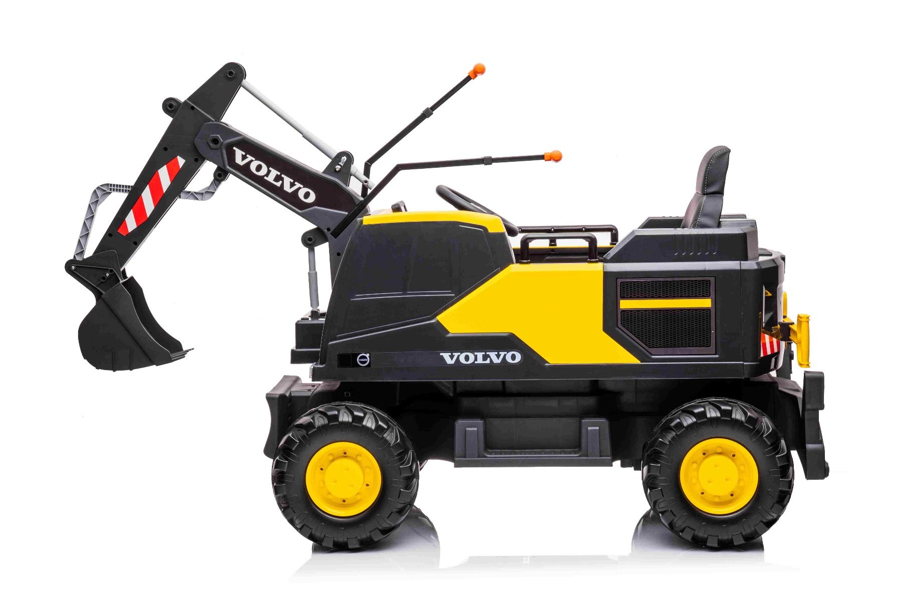 Elektrischer Bagger für Kinder Volvo Excavator - Kinderbagger mit Baggerschaufel, Elektrobagger für Kinder