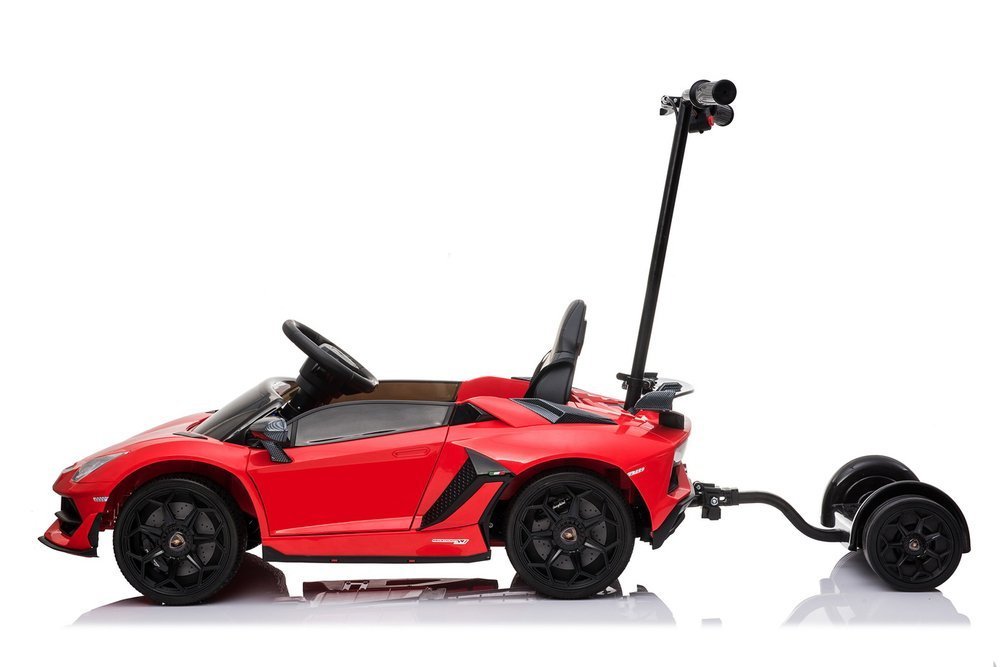 Elektro Kinderauto Lamborghini Aventador SX2018 mit Schiebestange und Stehplatz, 2x45Watt