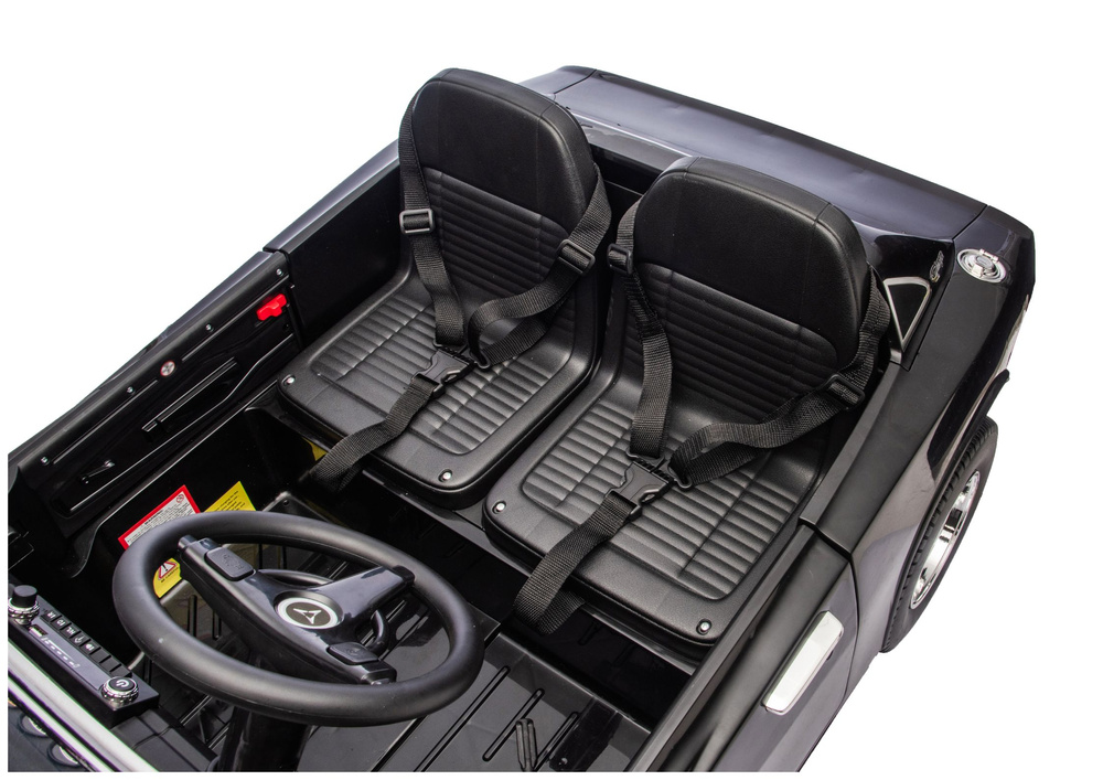 Elektro Kinderauto Dodge Charger R/T DLS-K12, Elektrofahrzeug für Kinder als 2-Sitzer 8 km/h, Kinderfahrzeug mit 2x200 Watt