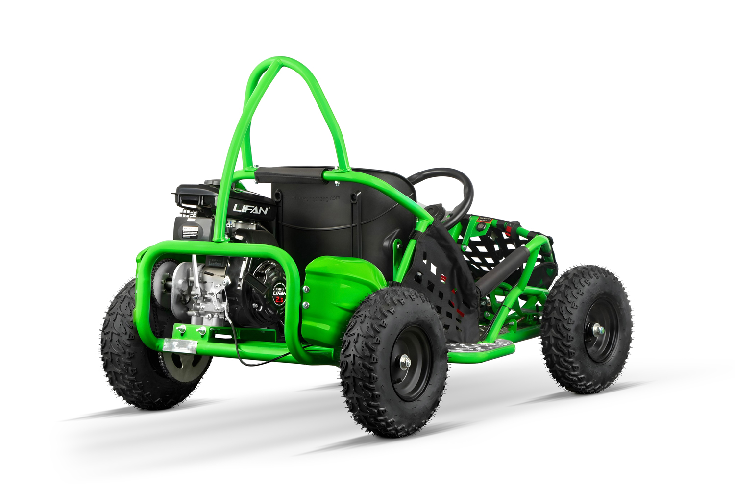 Nitro Motors GoKid 80cc LIFAN Motor Automatik Pullstart 6 Zoll Offroad Kinderbuggy GoKart, Benzinbuggy