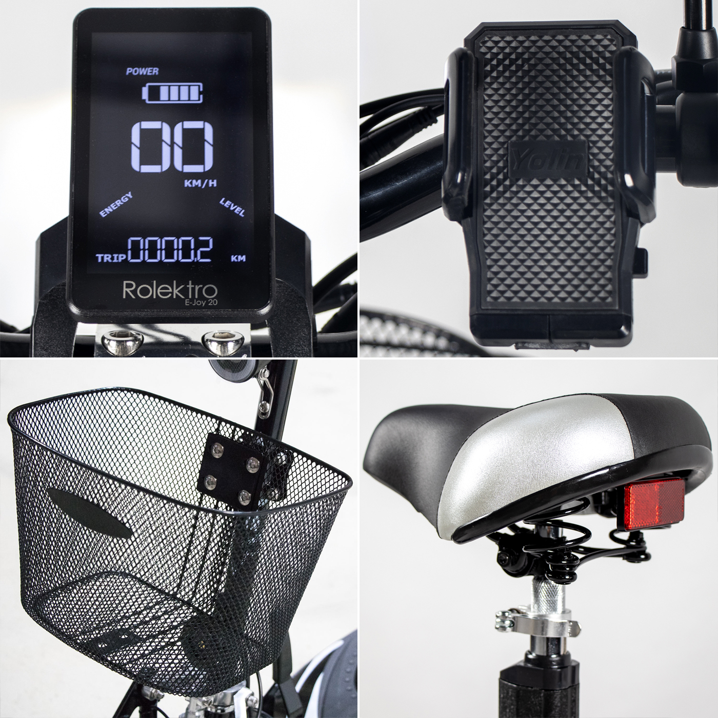 Elektroscooter Rolektro E-Jack 20 mit wählbarem Blei oder Lithium Akku