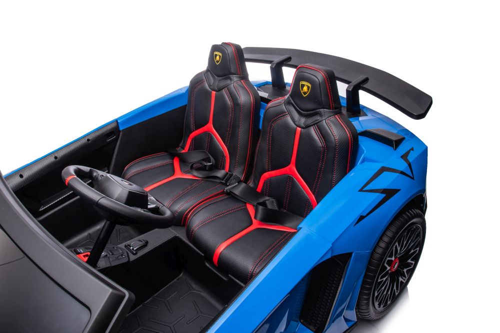 XXL Elektroauto für 2 Kinder Lamborghini A8803, 13 km/h, 200 Watt - Elektrokinderfahrzeug 2-Sitzer zum selbst Fahren