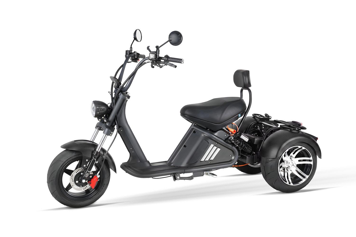CRUZER TRIKE Vi2 - Elektro-Trike mit 3000 Watt & Lithium Akku - 45 km/h 12 Zoll