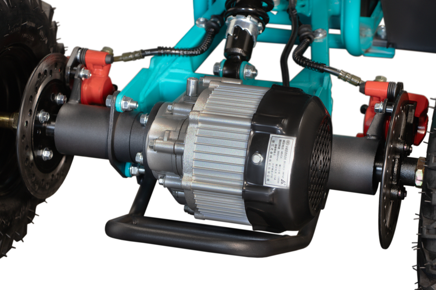 NITRO MOTORS Elektroquad Replay 1000W Eco mini Quad 6 Zoll Snowy-Profile XL Sport, Wellenantrieb, Rückenlehne