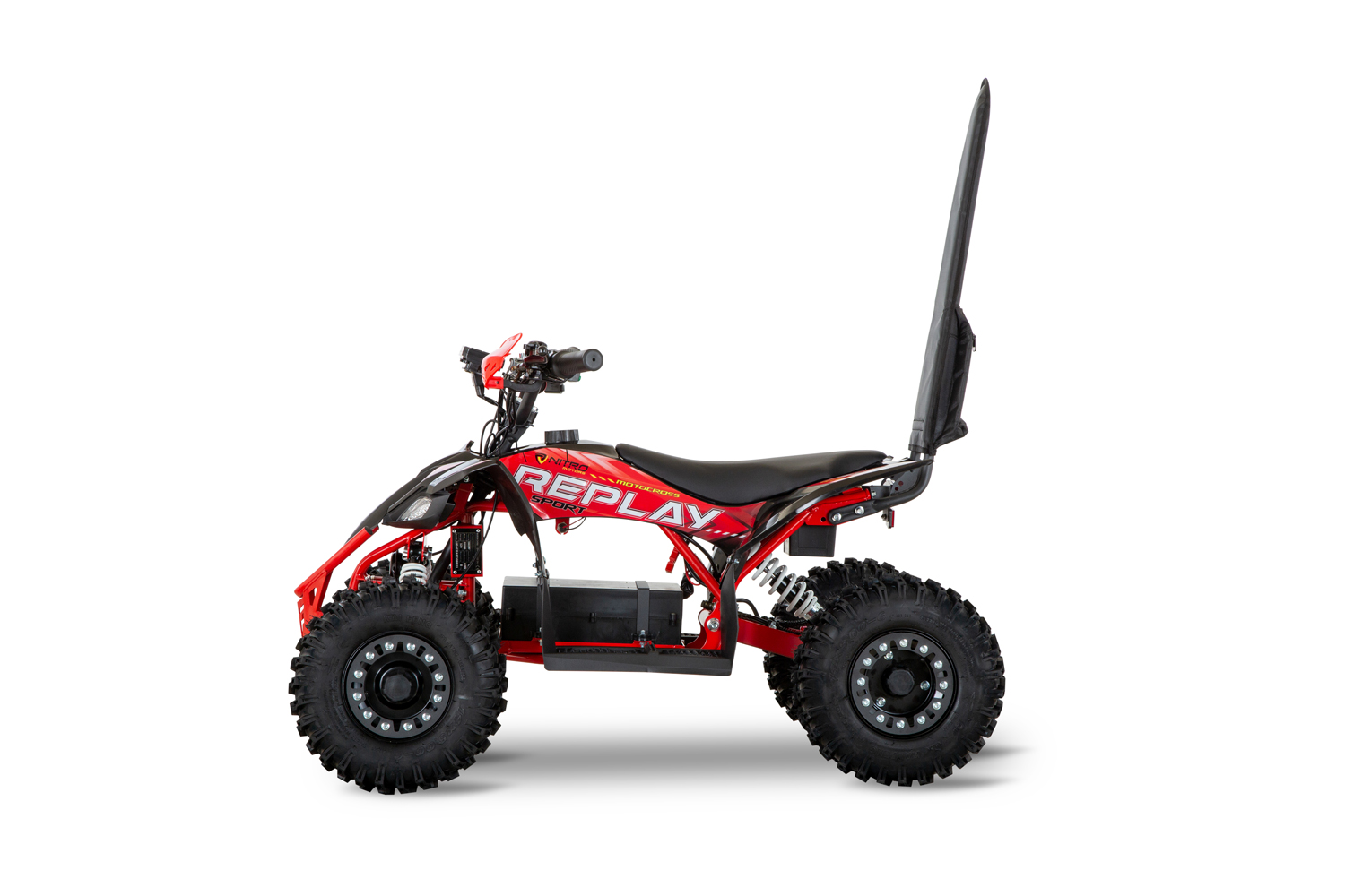Nitro Motors Replay Eco mini Quad 1350 Watt - 6 Zoll Snowy-Profile mit Wellenantrieb - Kinderelektroquad