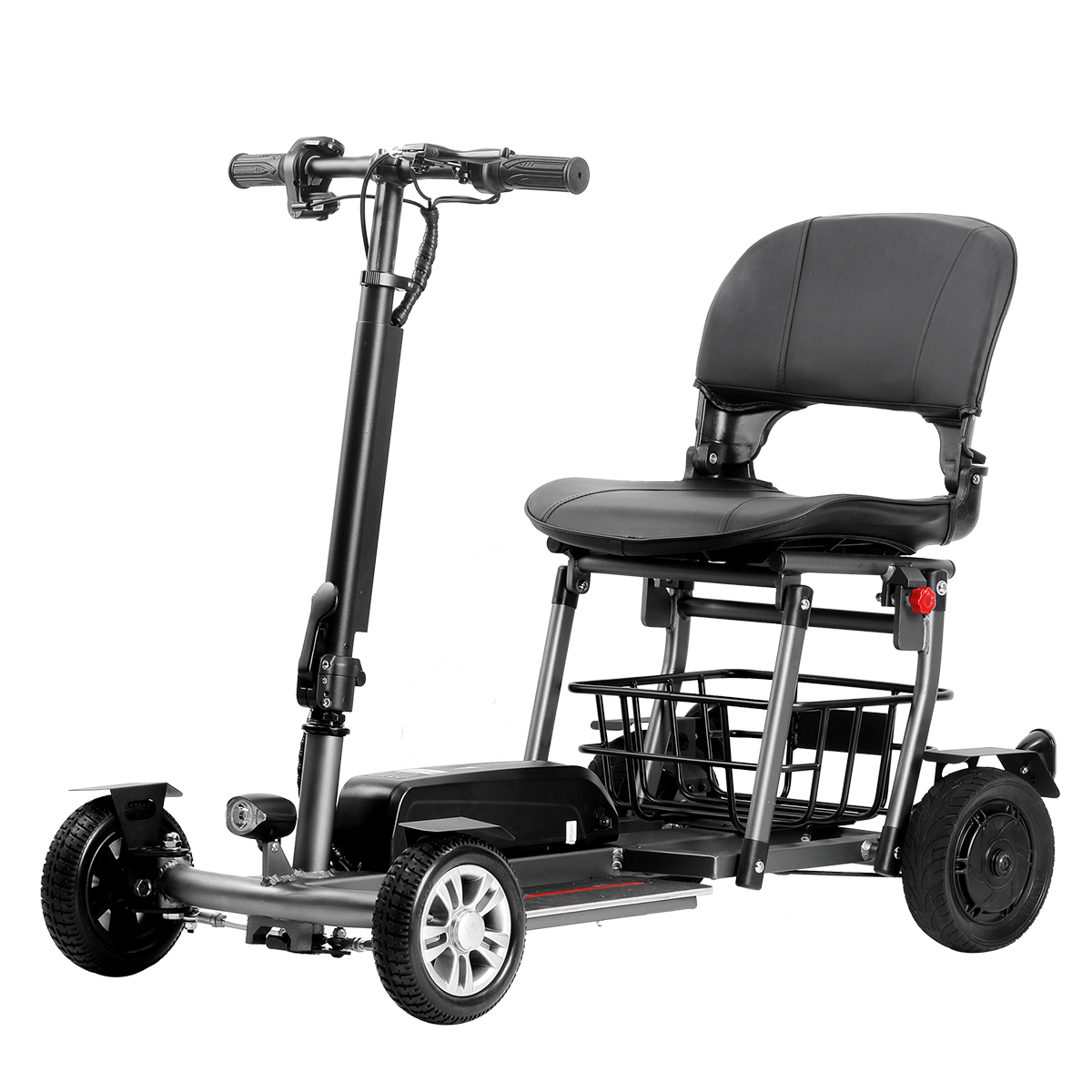 klappbares 4 Rad Seniorenmobil Muvy 6 km/h - Mobilitätshilfe, Dreirad-Scooter führerscheinfrei