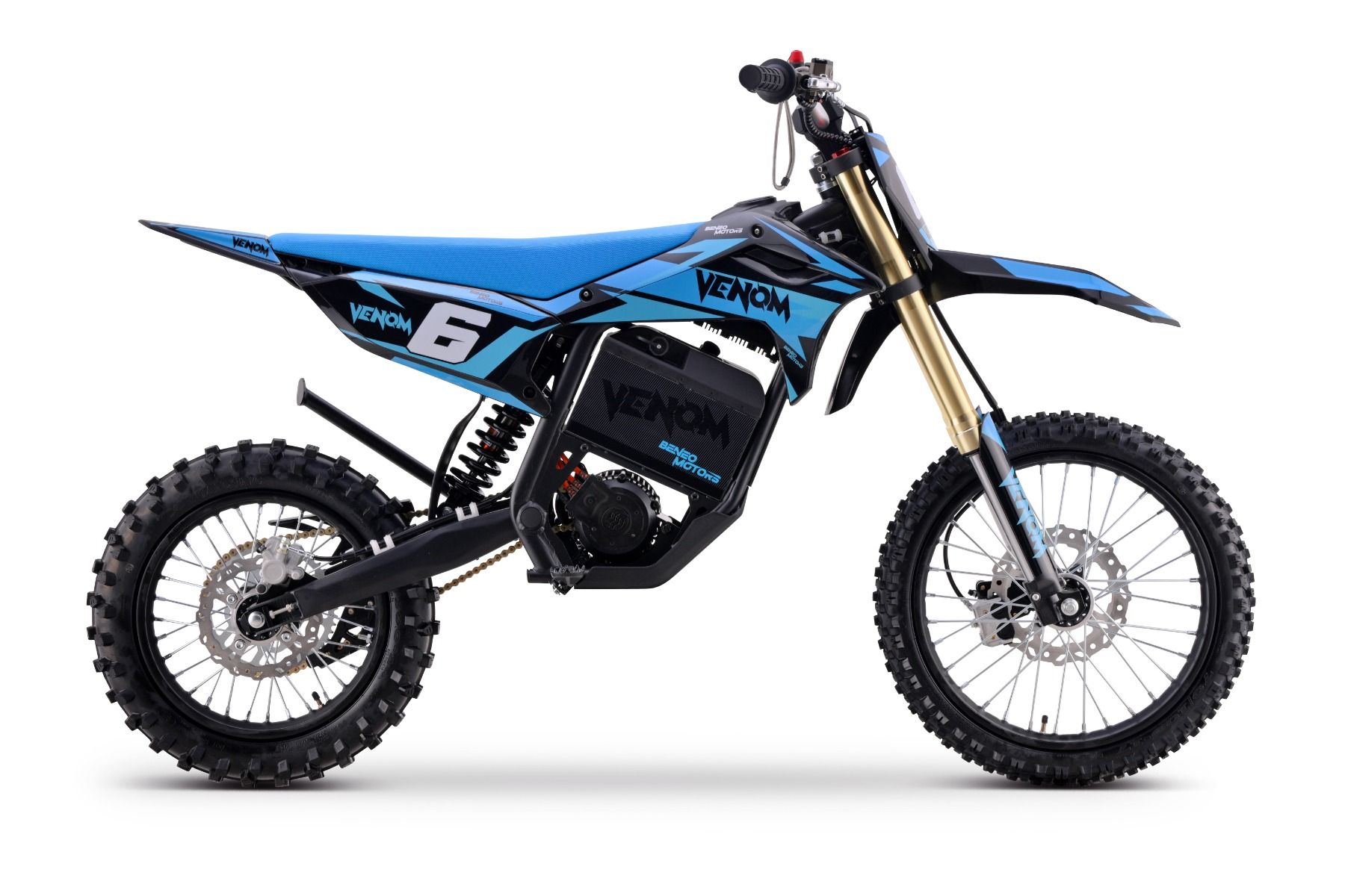 Crossbike Venom 6500 Watt - Kindermotorrad, Kinder Motorcross - Lithiumakku Samsungzellen
