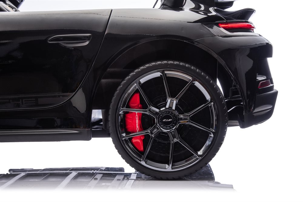 Kinderfahrzeug Porsche Spyder 911 GT3 2 Sitzer, 2 starke Elektromotoren bis 8 km/h