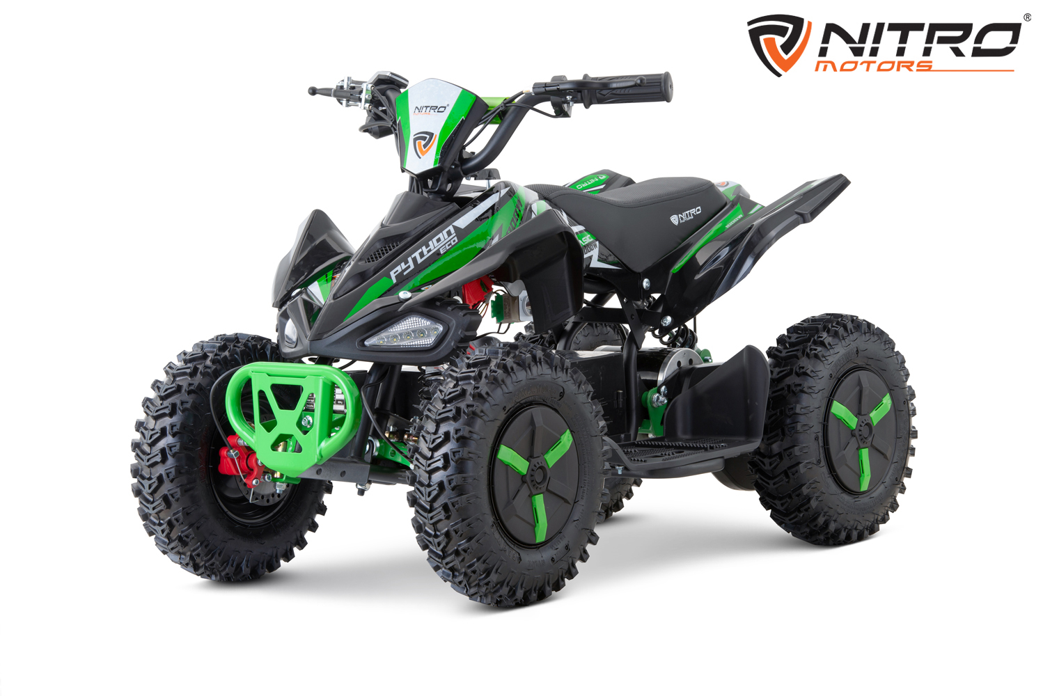 NITRO MOTORS 1000W Eco mini Kinder Quad Python Snowy-Profil L Sport 6 Zoll Elektro Kinderquad
