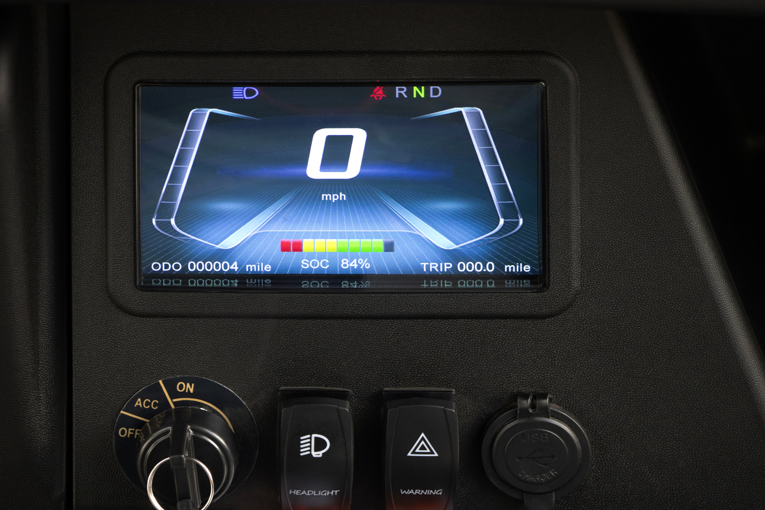 Elektroauto GECO Golfkart, Elektro-Kart, Elektrobuggy mit 4 Rädern, Elektro-Golf-Cart