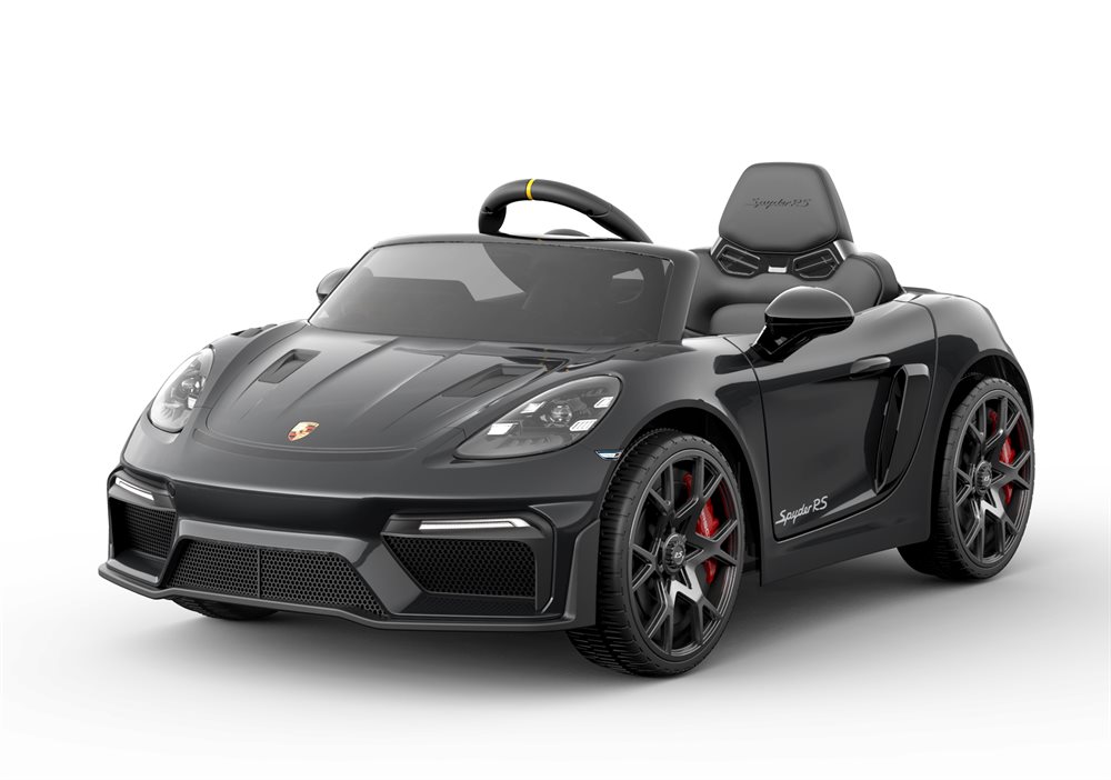 Elektro Kinderfahrzeug Porsche Spyder 718 RS - 12V Lithumakku, Elektrofahrzeug für Kinder
