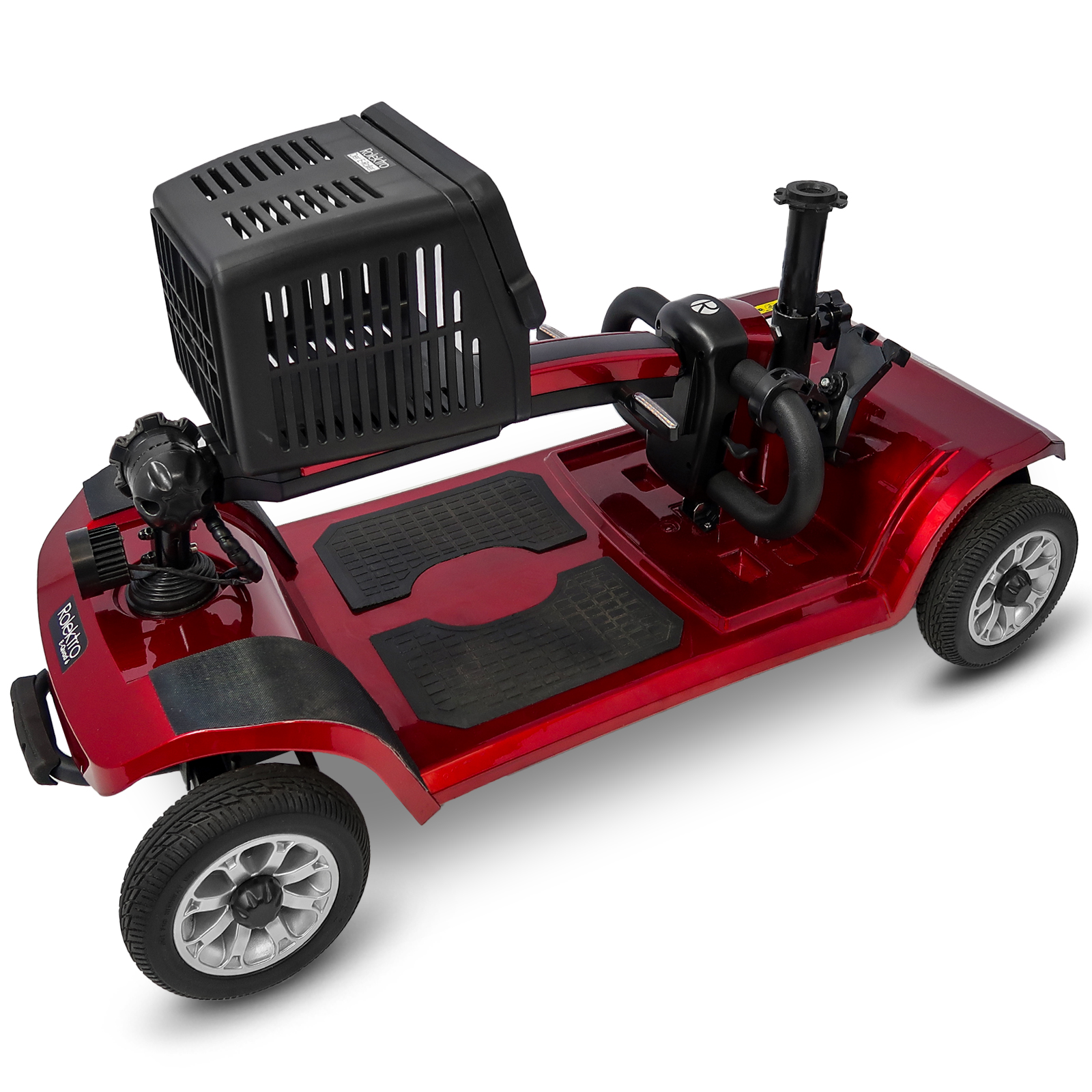 Elektro Seniorenmobil E-Quad 6 von Rolektro - Krankenfahrstuhl bis 6 km/h mi BleiGel oder Lithium