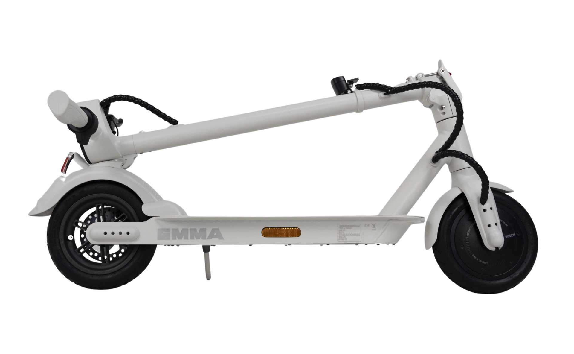 Trittbrett Model Emma, E-Scooter weiß, Elektroroller, Elektro Stehroller mit eKFV, 20 km/h, 25 km/h