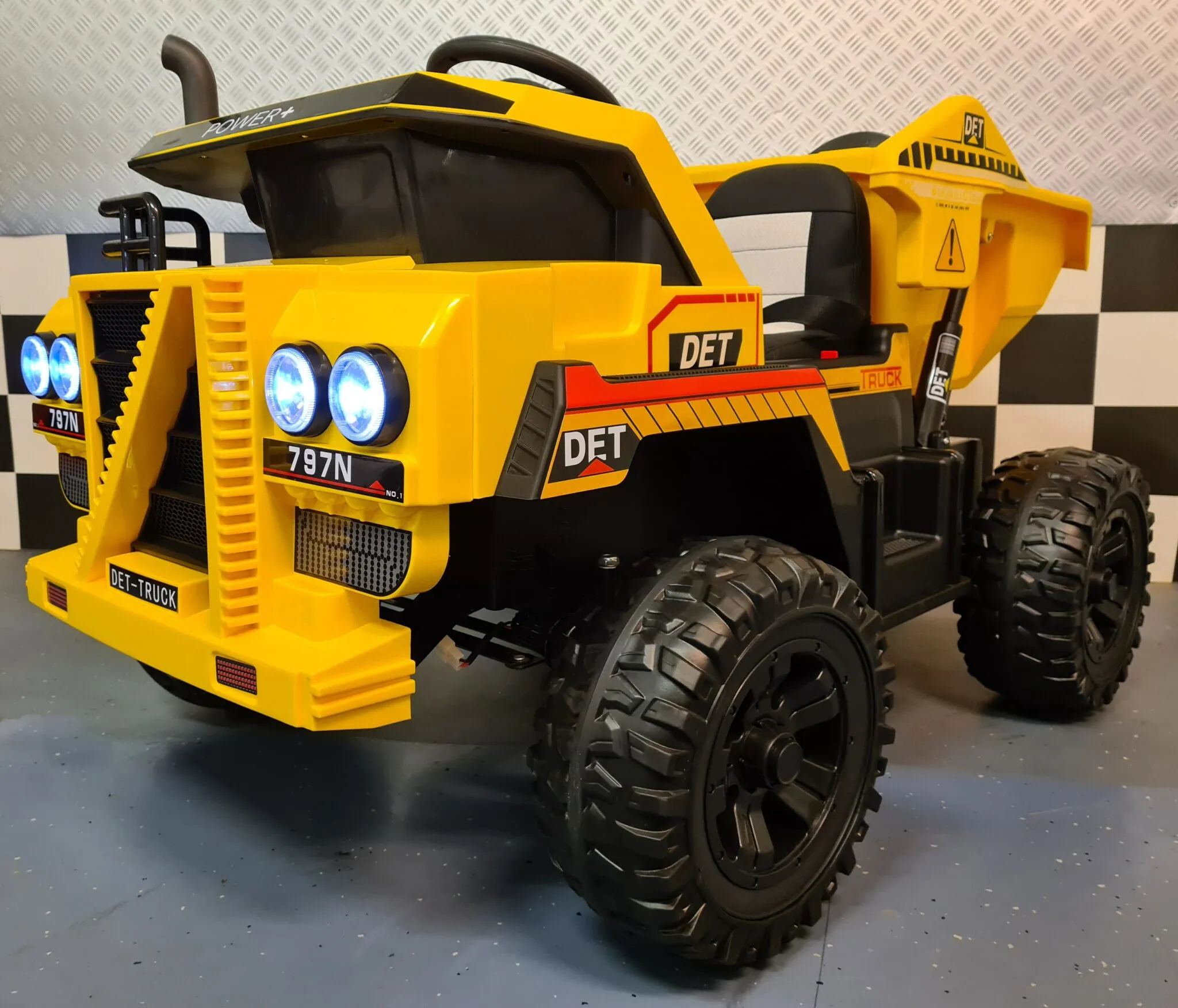 Elektro Kinderfahrzeug, Baustellenfahrzeug, Elektro-Kipper für Kinder, Elektro Kindertruck